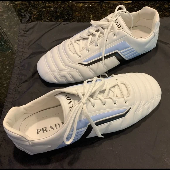 Prada Rev Leather Sneakers - Picture 2 of 7